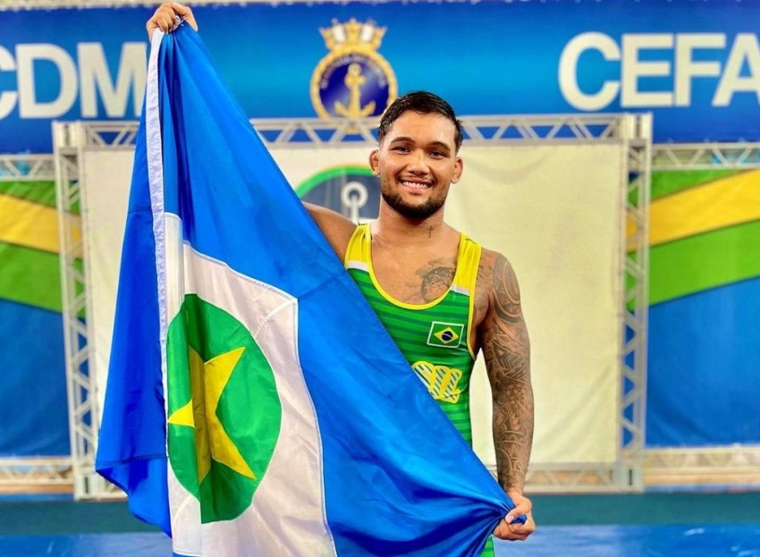 Atleta atendido no programa de bolsas do Governo de MT &eacute; convocado para a Sele&ccedil;&atilde;o Brasileira de Wrestling