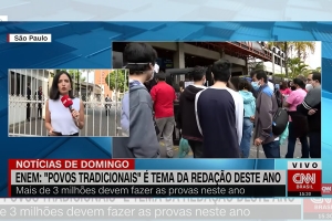 "Povos tradicionais" &eacute; tema da reda&ccedil;&atilde;o do Enem deste ano | CNN DOMINGO