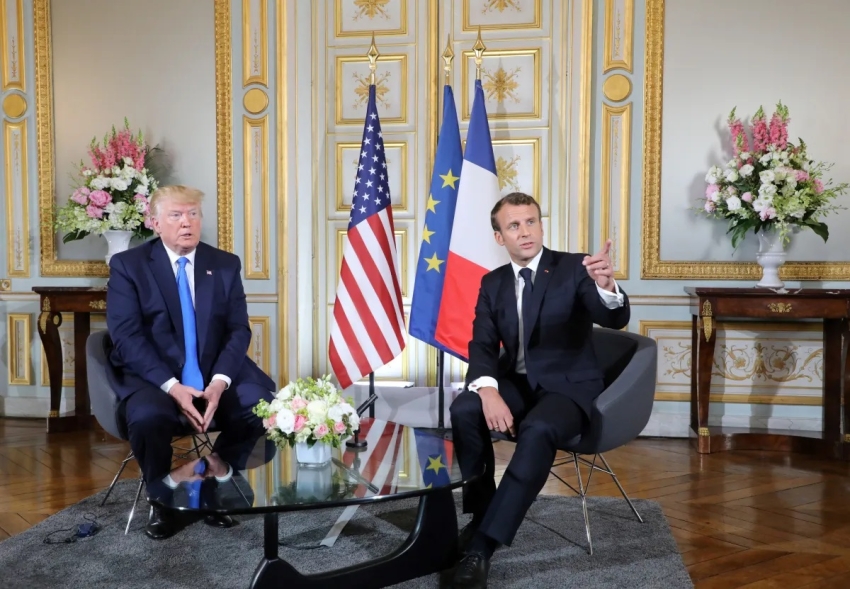 Em indireta a Trump, Macron critica &ldquo;ambi&ccedil;&otilde;es imperiais&rdquo; durante discurso em Davos