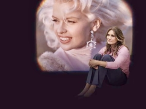 Mariska Hargitay e sua m&atilde;e, Jayne Mansfield, que morreu quando ela tinha 3 anos