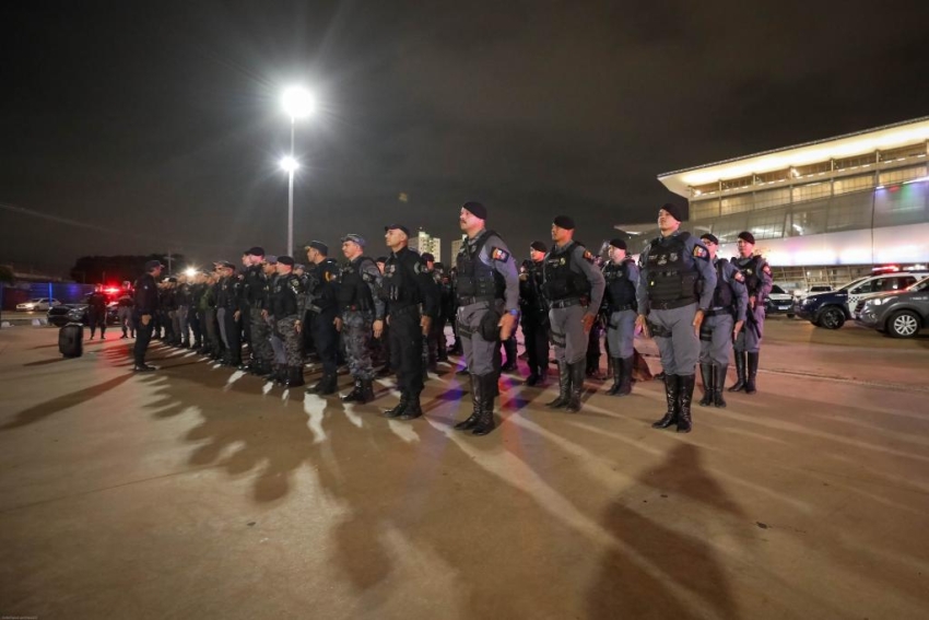 Pol&iacute;cia Militar de MT realiza maior opera&ccedil;&atilde;o de seguran&ccedil;a da turn&ecirc; da banda Guns n&rsquo; Roses no Brasil