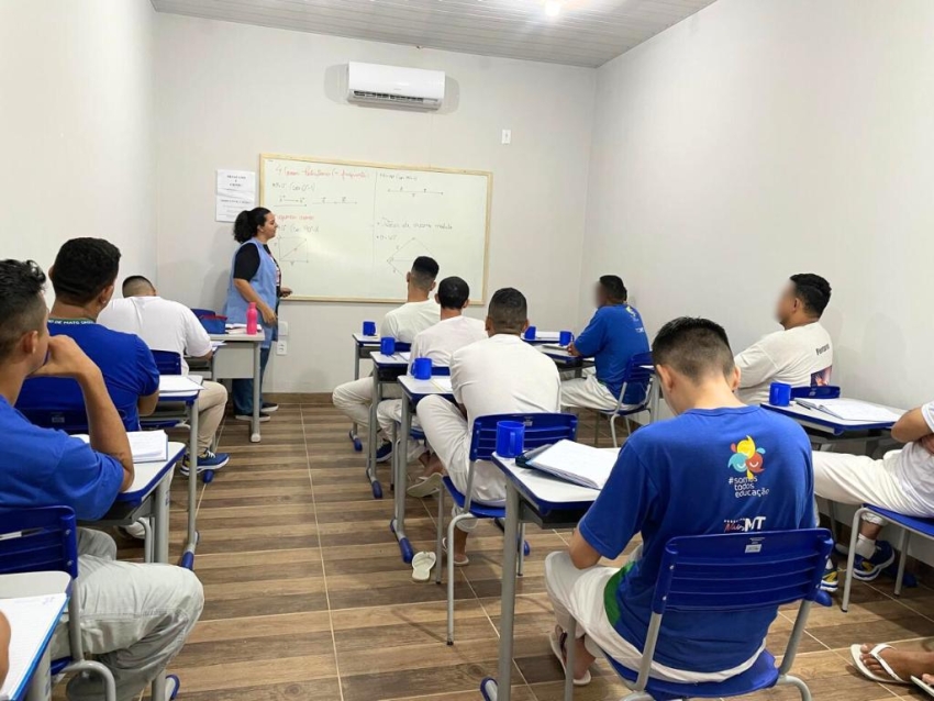 Mato Grosso amplia em 43% a participa&ccedil;&atilde;o de reeducandos no Enem 2025