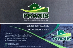 Pr&aacute;xis Regulariza&ccedil;&atilde;o Fundi&aacute;ria