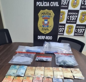 Pol&iacute;cia Civil prende dois homens por tr&aacute;fico de drogas em Rondon&oacute;polis