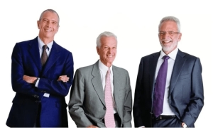 Carlos Alberto Sicupira, Jorge Paulo Lemann e Marcel Herrmann Telles