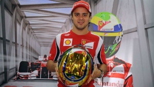 Felipe Massa em 2011, quando pilotava pela Ferrari